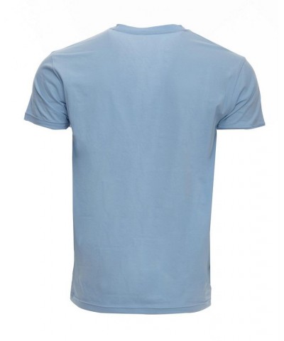 Men's Basic Henley Neck Short Sleeve T-shirt PD22 $17.39 T-Shirts