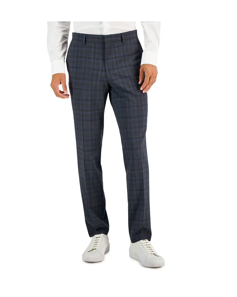 Men's Slim-Fit Suit Pants Gray $76.96 Suits