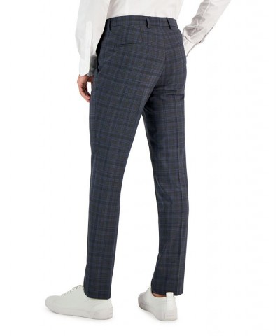 Men's Slim-Fit Suit Pants Gray $76.96 Suits