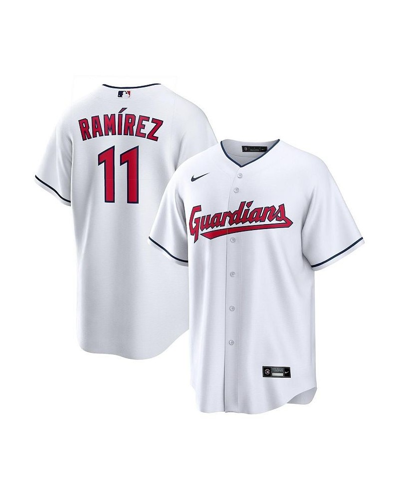 Men's Jose Ramirez White Cleveland Guardians Replica Player Jersey $66.70 Jersey