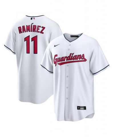 Men's Jose Ramirez White Cleveland Guardians Replica Player Jersey $66.70 Jersey