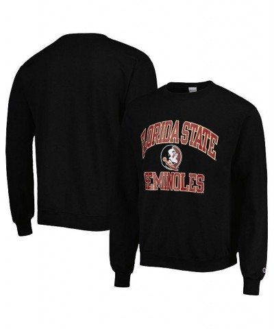 Men's Black Florida State Seminoles High Motor Pullover Sweatshirt $30.55 Sweatshirt