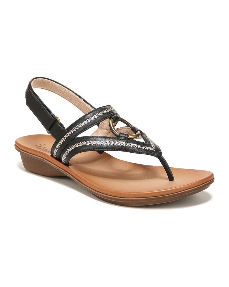 Sunny Flat Sandals Black $44.50 Shoes