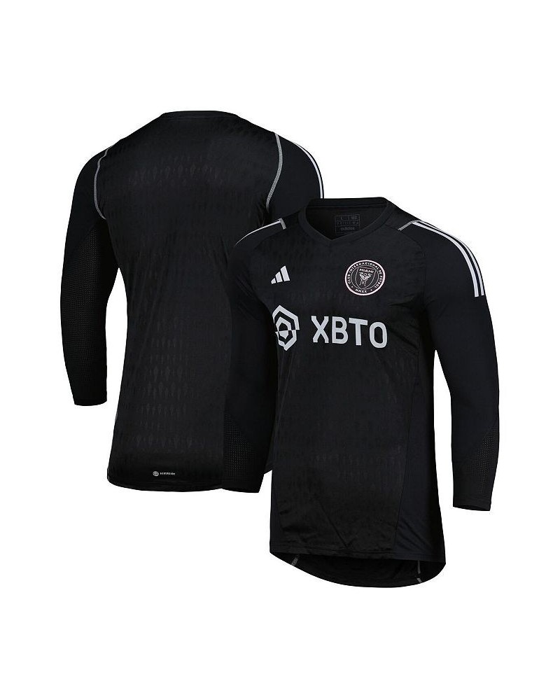 Men's Black Inter Miami CF 2023 Goalkeeper Long Sleeve Replica Jersey $57.40 Jersey