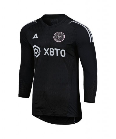 Men's Black Inter Miami CF 2023 Goalkeeper Long Sleeve Replica Jersey $57.40 Jersey