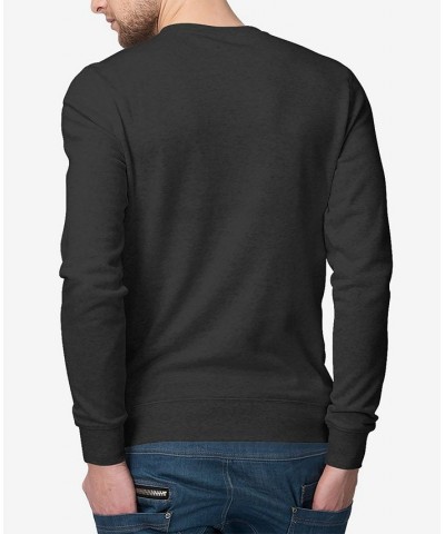 Men's Styles of Beer Word Art Crew Neck Sweatshirt Gray $22.00 Sweatshirt