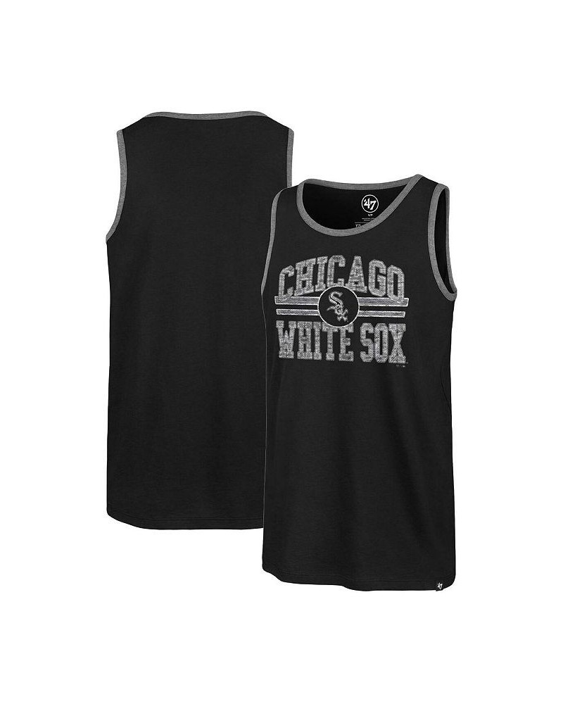 Men's Black Chicago White Sox Winger Franklin Tank Top $22.08 T-Shirts