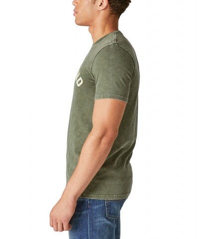 Men's Lucky Logo Clover Graphic T-shirt $18.83 T-Shirts