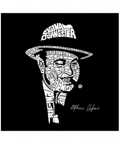 Mens Word Art T-Shirt - Al Capone - Original Gangster Black $17.84 T-Shirts