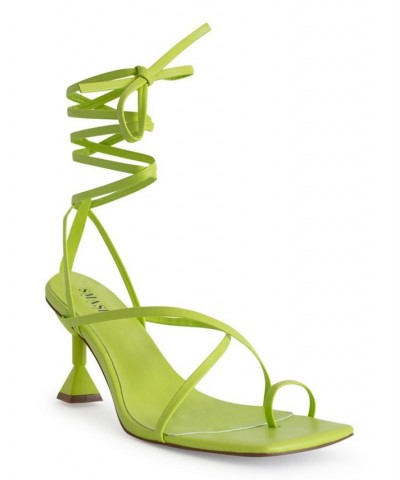 Women's Mona Dress Sandals - Extended Sizes 10-14 Green $57.60 Shoes