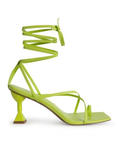 Women's Mona Dress Sandals - Extended Sizes 10-14 Green $57.60 Shoes