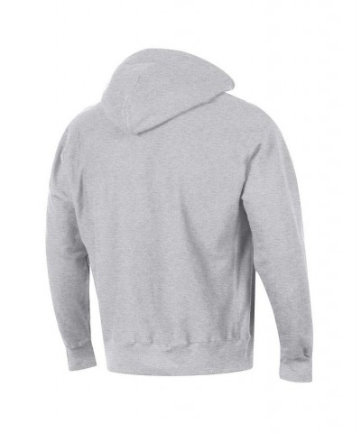 Men's Heather Gray Minnesota North Stars Reverse Weave Pullover Hoodie $29.60 Sweatshirt