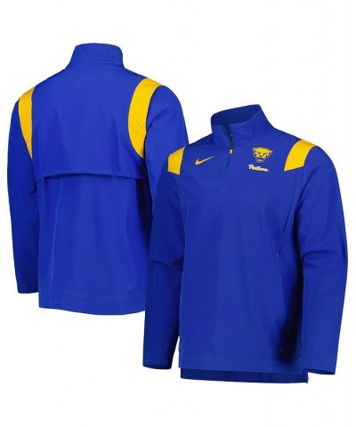 Men's Royal Pitt Panthers 2022 Coaches Sideline Quarter-Zip Top $42.75 Tops