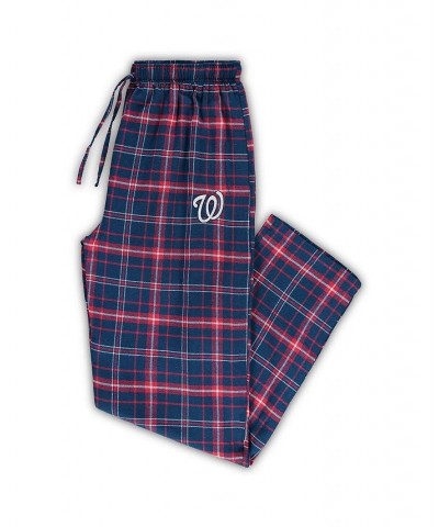 Men's Navy, Red Washington Nationals Big and Tall Team Flannel Pants $23.50 Pajama