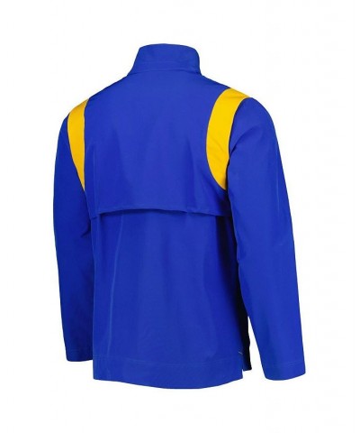 Men's Royal Pitt Panthers 2022 Coaches Sideline Quarter-Zip Top $42.75 Tops