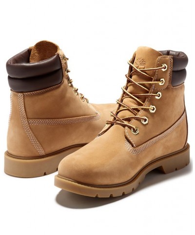 Women's Linden Wood Waterproof Lug Sole Booties Tan/Beige $49.00 Shoes