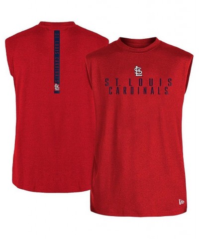 Men's Heather Red St. Louis Cardinals Team Muscle Tank Top $20.16 T-Shirts