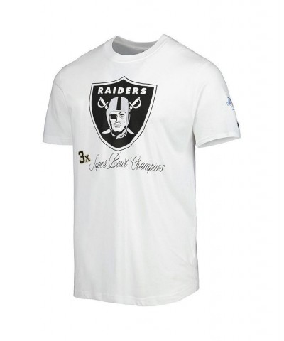 Men's White Las Vegas Raiders Historic Champs T-shirt $18.49 T-Shirts