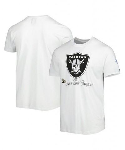 Men's White Las Vegas Raiders Historic Champs T-shirt $18.49 T-Shirts