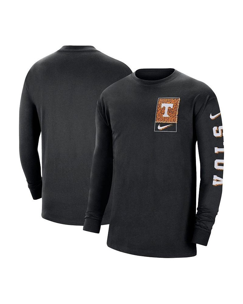 Men's Black Tennessee Volunteers Seasonal Max90 2-Hit Long Sleeve T-shirt $28.49 T-Shirts