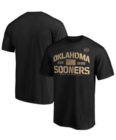 Men's Branded Black Oklahoma Sooners OHT Military-Inspired Appreciation Boot Camp T-shirt $16.45 T-Shirts