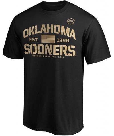 Men's Branded Black Oklahoma Sooners OHT Military-Inspired Appreciation Boot Camp T-shirt $16.45 T-Shirts