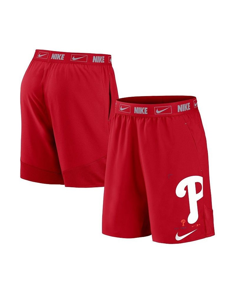 Men's Red Philadelphia Phillies Bold Express Performance Shorts $28.59 Shorts