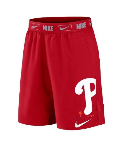 Men's Red Philadelphia Phillies Bold Express Performance Shorts $28.59 Shorts