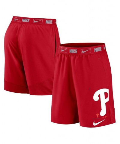 Men's Red Philadelphia Phillies Bold Express Performance Shorts $28.59 Shorts