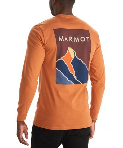 Mens Mount Marmot Tee LS Gold $16.00 T-Shirts