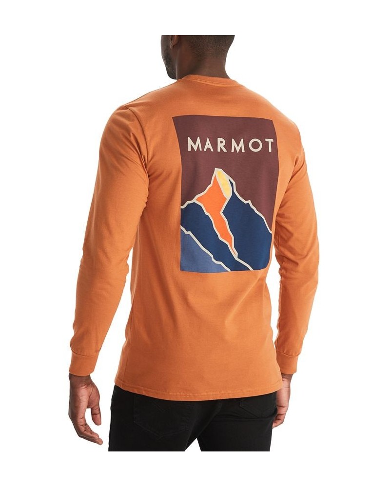 Mens Mount Marmot Tee LS Gold $16.00 T-Shirts