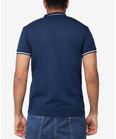 Men's Basic Short Sleeve Rib Polo Shirt PD10 $21.07 Polo Shirts