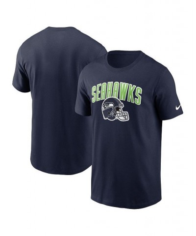 Men's College Navy Seattle Seahawks Team Athletic T-shirt $17.28 T-Shirts