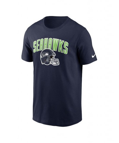 Men's College Navy Seattle Seahawks Team Athletic T-shirt $17.28 T-Shirts