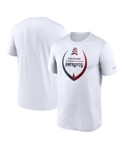 Men's White New England Patriots Icon Legend Performance T-shirt $25.00 T-Shirts