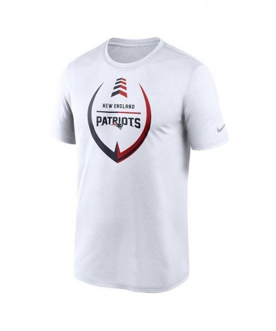 Men's White New England Patriots Icon Legend Performance T-shirt $25.00 T-Shirts