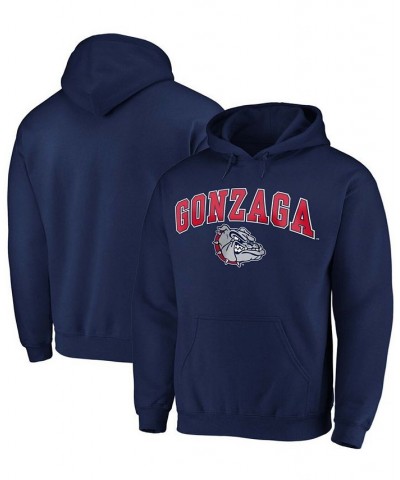 Men's Navy Gonzaga Bulldogs Campus Pullover Hoodie $23.19 Sweatshirt