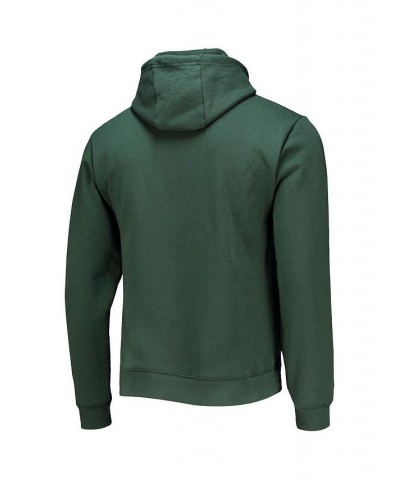 Men's Green Dartmouth Big Green Volume Up Essential Fleece Pullover Hoodie $40.49 Sweatshirt