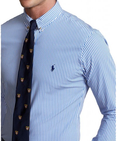 Men's Classic-Fit Striped Stretch Poplin Shirt PD03 $60.75 Shirts