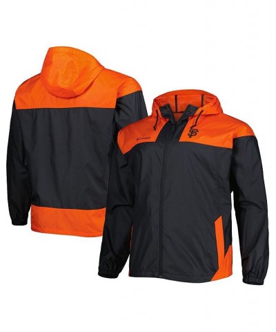 Men's Black San Francisco Giants Flash Forward Challenger Big and Tall Omni-Shade Full-Zip Windbreaker $53.99 Jackets