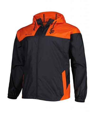 Men's Black San Francisco Giants Flash Forward Challenger Big and Tall Omni-Shade Full-Zip Windbreaker $53.99 Jackets