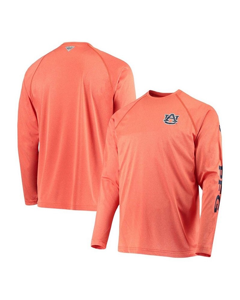 Men's Orange Auburn Tigers PFG Terminal Tackle Omni-Shade Long Sleeve T-shirt $23.50 T-Shirts