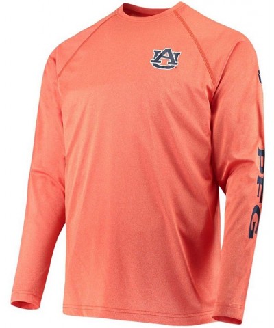 Men's Orange Auburn Tigers PFG Terminal Tackle Omni-Shade Long Sleeve T-shirt $23.50 T-Shirts