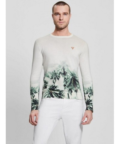 Men's Tyson Bleach Printed Sweater Multi $57.82 Sweaters