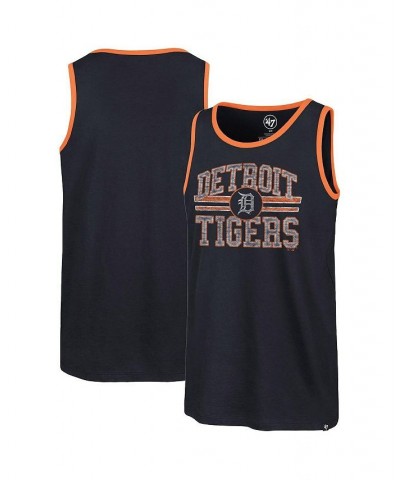 Men's Navy Detroit Tigers Winger Franklin Tank Top $23.04 T-Shirts