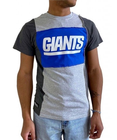 Men's Heathered Gray New York Giants Split T-shirt $26.99 T-Shirts