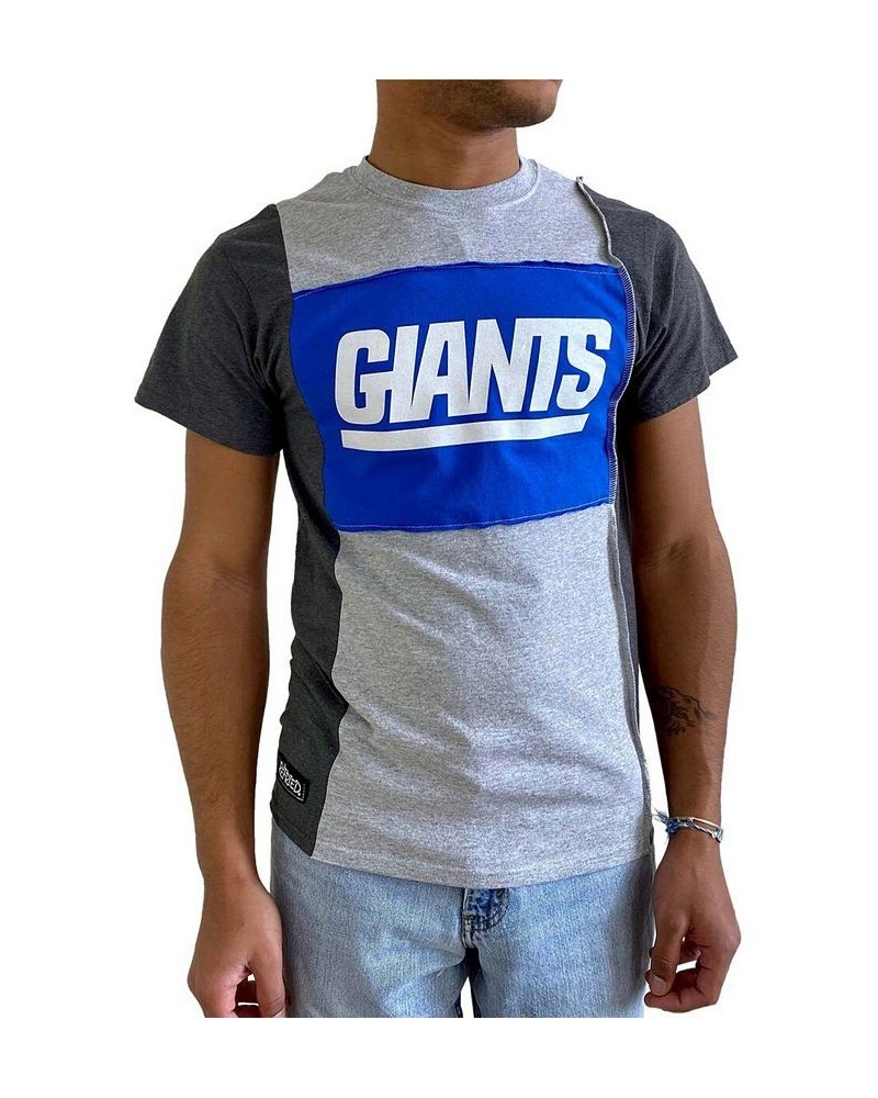 Men's Heathered Gray New York Giants Split T-shirt $26.99 T-Shirts