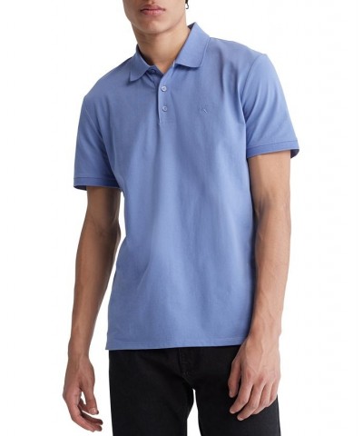 Men's Regular-Fit Smooth Cotton Monogram Logo Polo Shirt PD13 $27.49 Polo Shirts