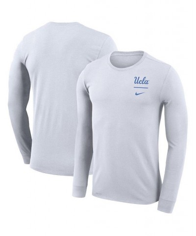 Men's White UCLA Bruins Logo Stack Legend Performance Long Sleeve T-shirt $28.04 T-Shirts