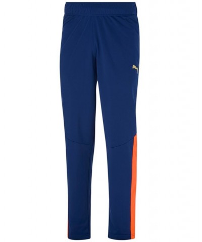 Men's Contrast 2.0 Elastic Drawstring Track Pants Blue $16.00 Pants